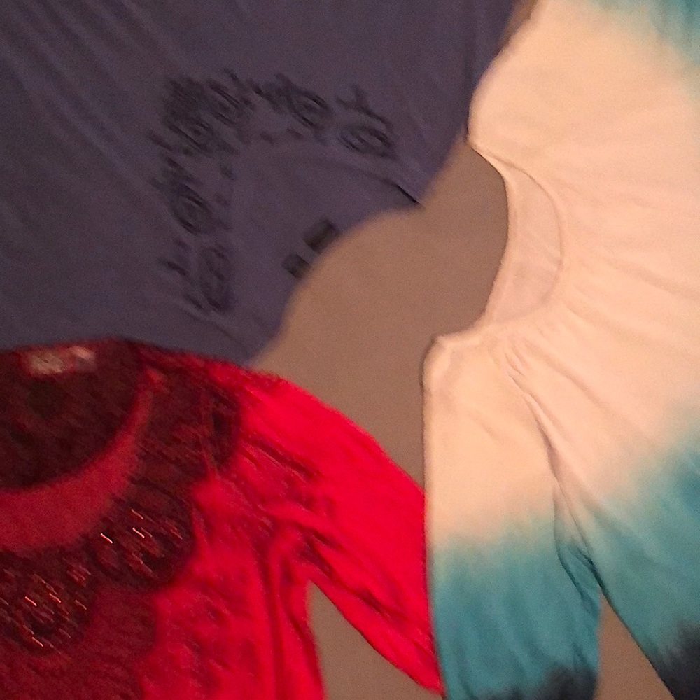 3 of my favorite tops Must Sell for $50 plus shipping❣️.  Size 1XL Size 18/20